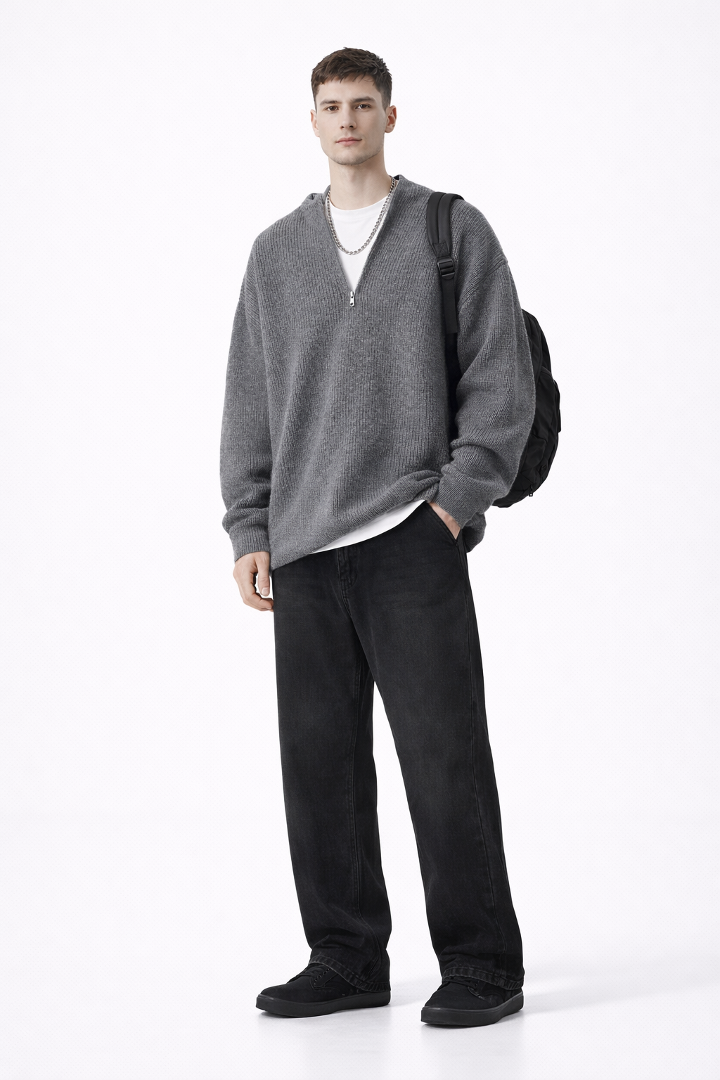 Renzman Textured knitwear