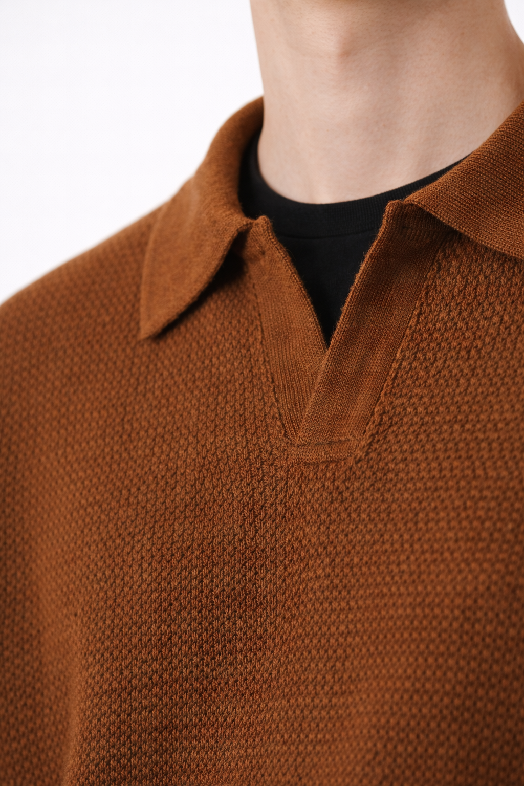 Renzman Open-Collar Sweater