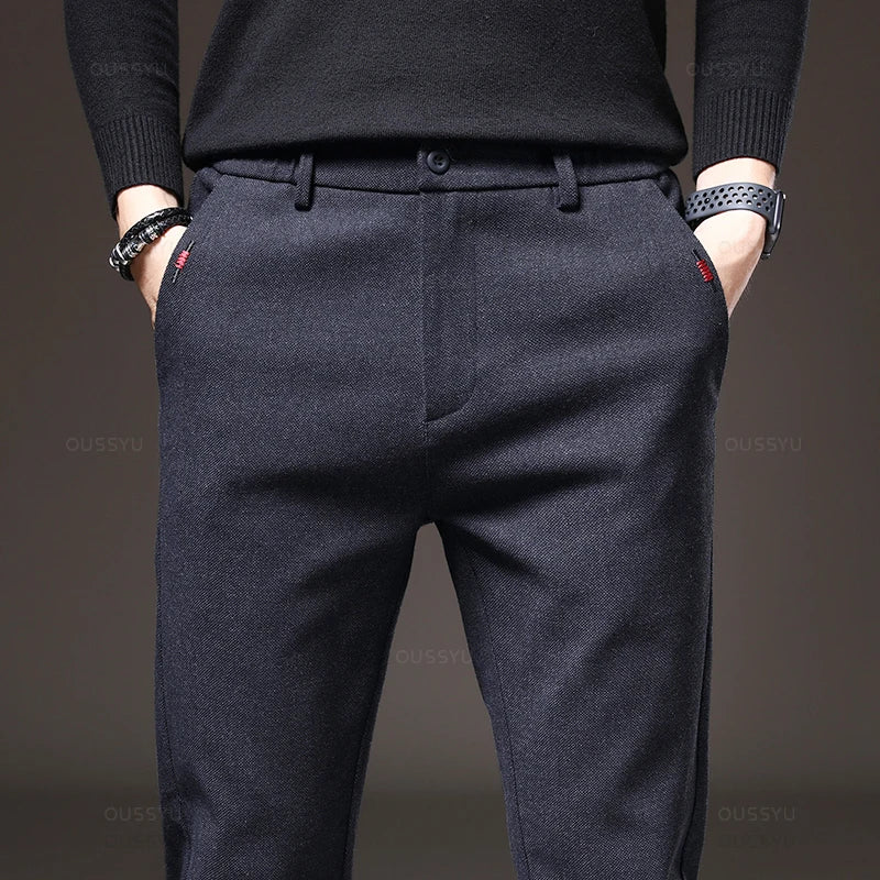 EliteFlex™ Smart Casual Stretch Cotton Trousers