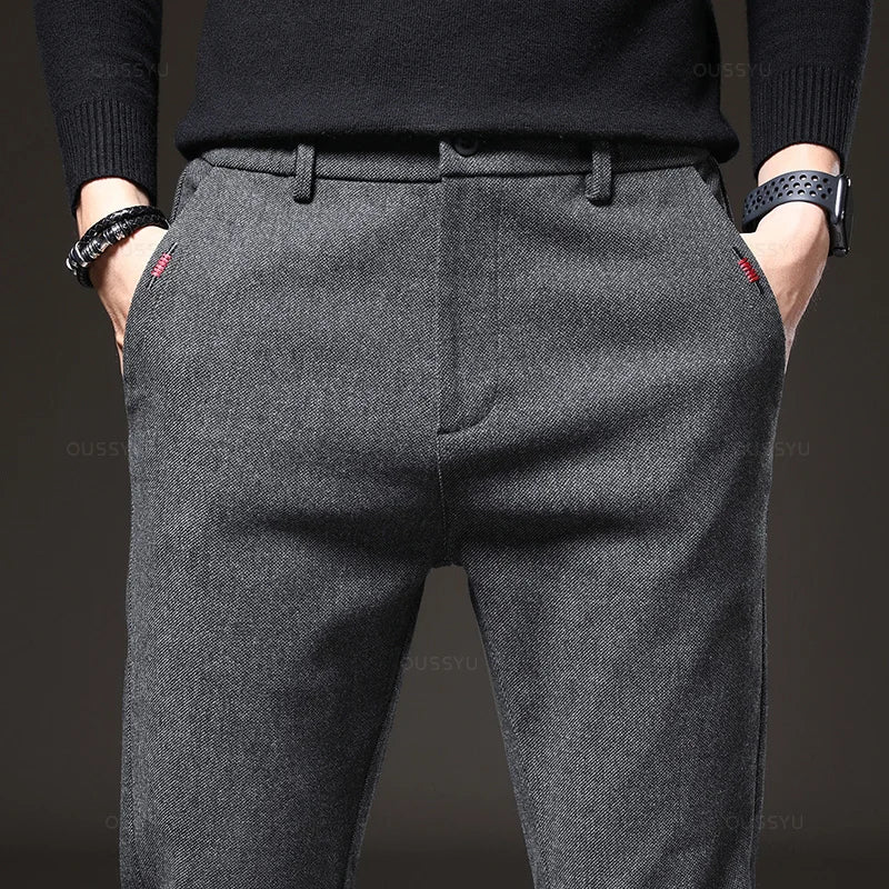 EliteFlex™ Smart Casual Stretch Cotton Trousers