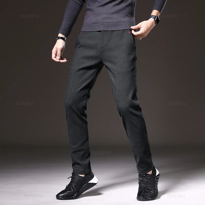 EliteFlex™ Smart Casual Stretch Cotton Trousers