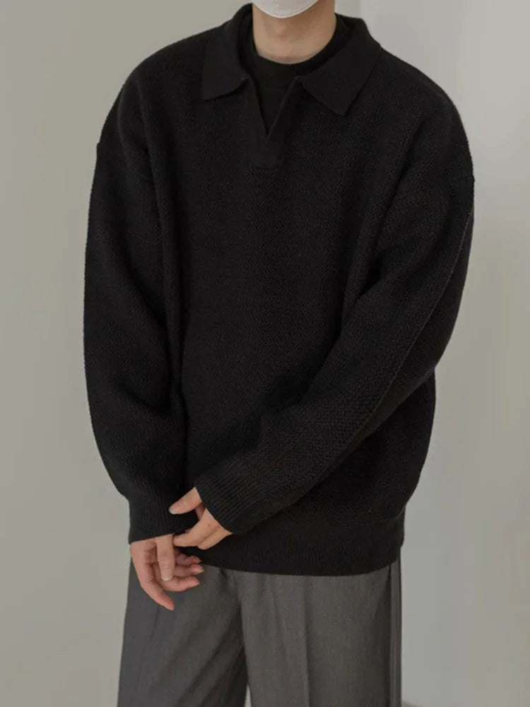 Renzman Open-Collar Sweater