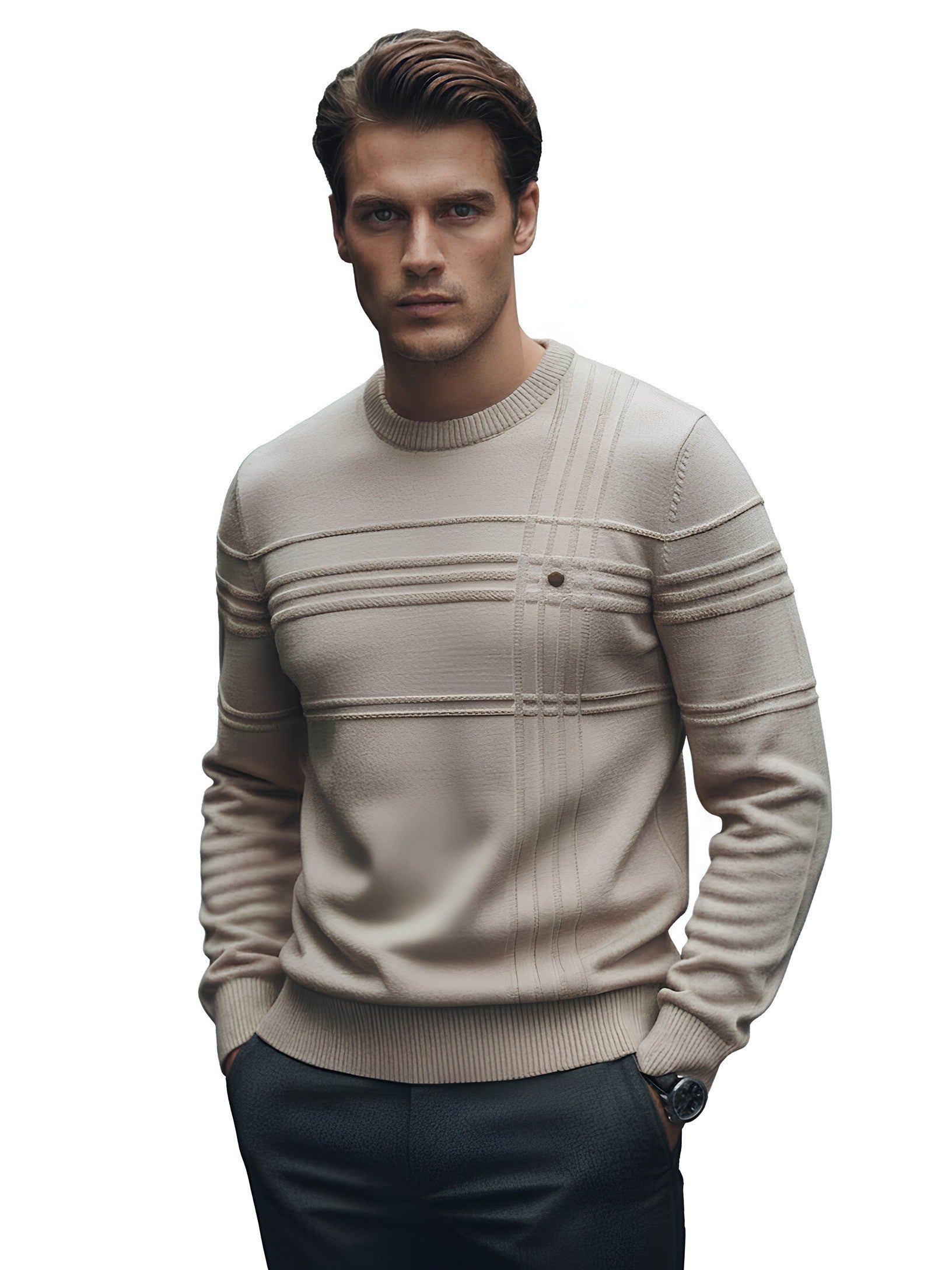 Heritage Stripe Wool Knit Sweater